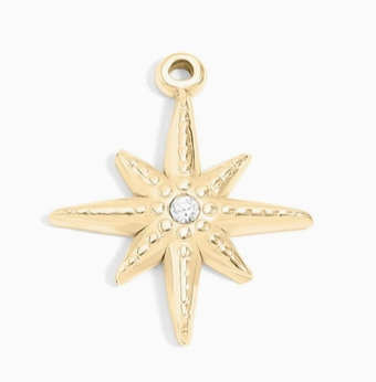 Medium Compass Pendant Charm