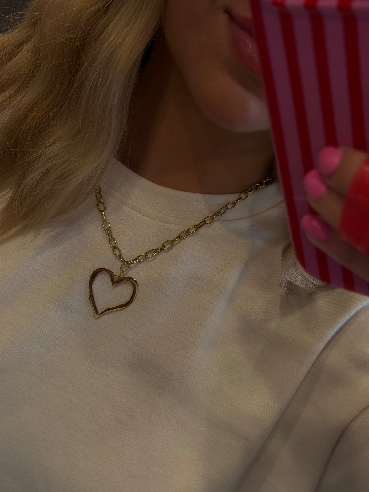 Heart Necklace Non- Tarnish