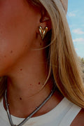 The Golden Sweetheart Stud Earrings