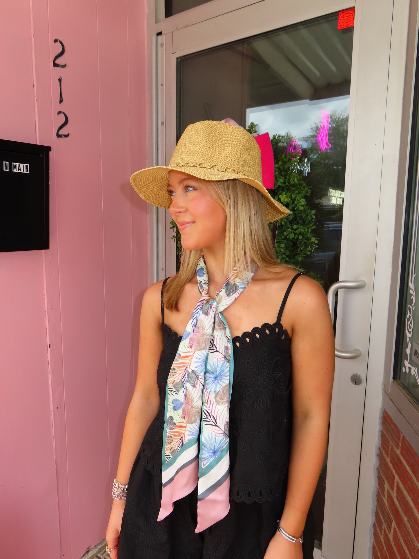 Chained Straw Hat