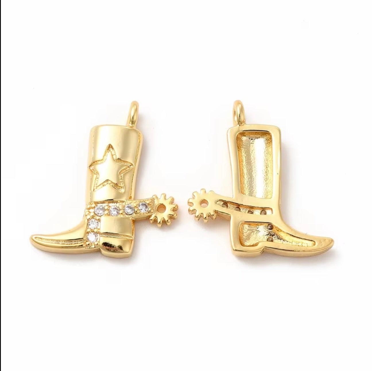 Diamond Boot Charm - Large