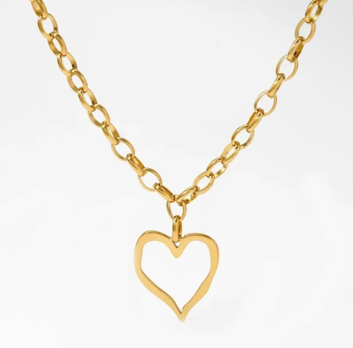 Heart Necklace Non- Tarnish