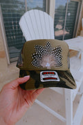 Camo Feather Foam Trucker Hat