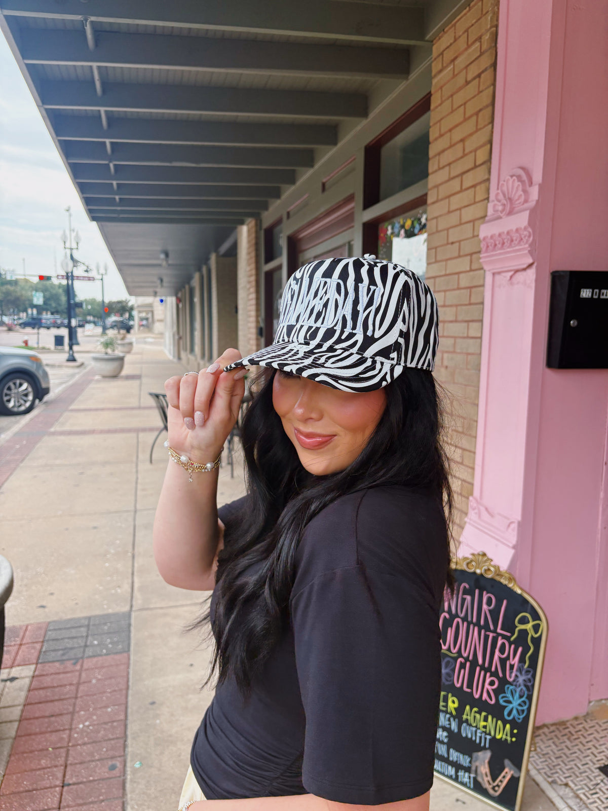 GAMEDAY! Zebra Trucker Hat