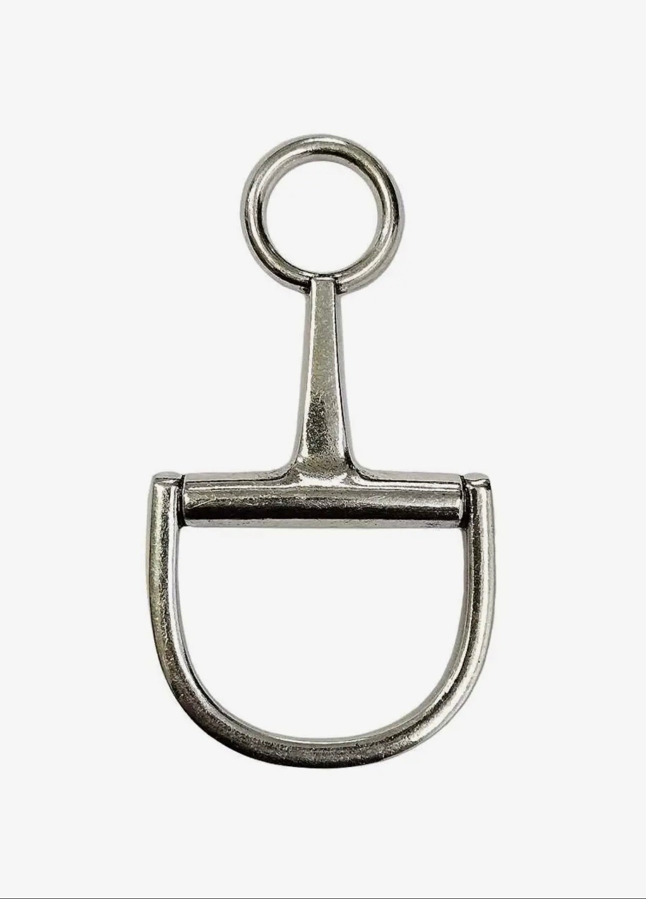 Silver Horse Bit Pendant