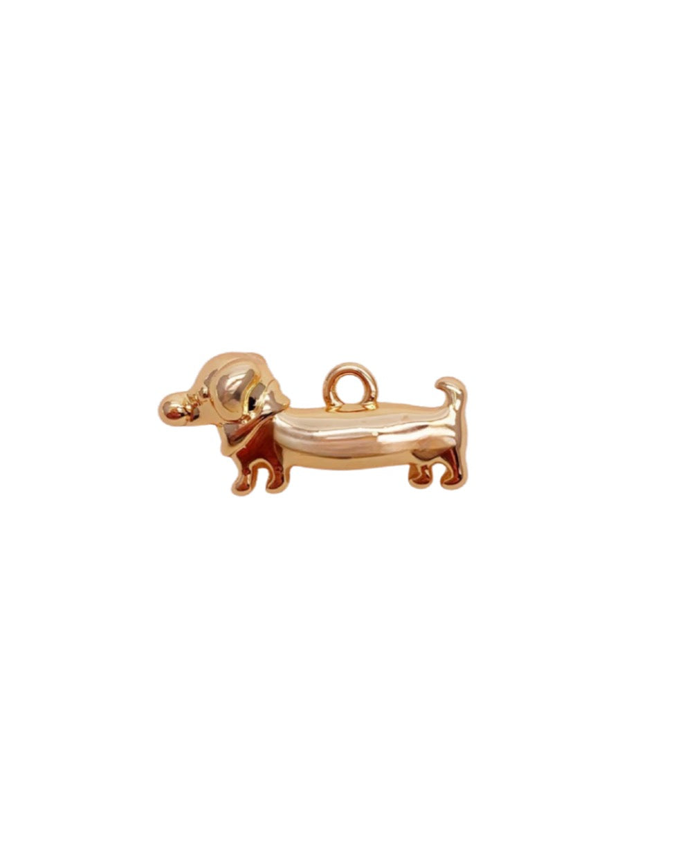 Gold Dog Charm - Small