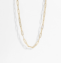 Gold Paperclip Necklace Chain