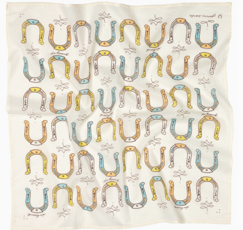 "Giddy Up" Cotton Voile Bandana – Lightweight Neck Scarf