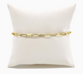 Gold "Paige" Link Bracelet Chain