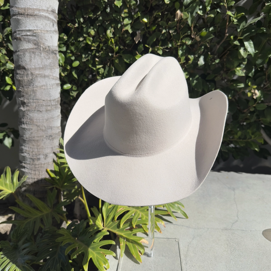 White Felt Hat