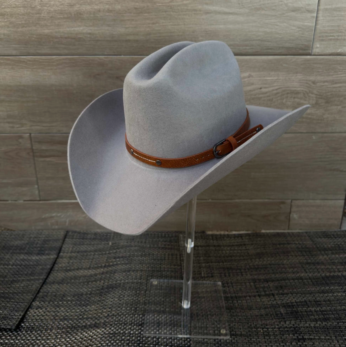 Grey Felt Hat