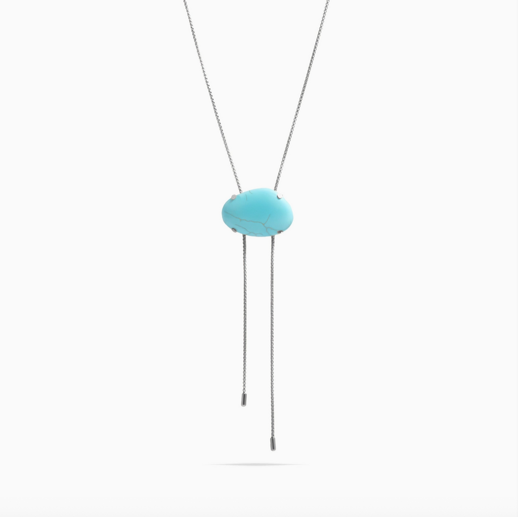 Silver Turquoise Dream Bolo