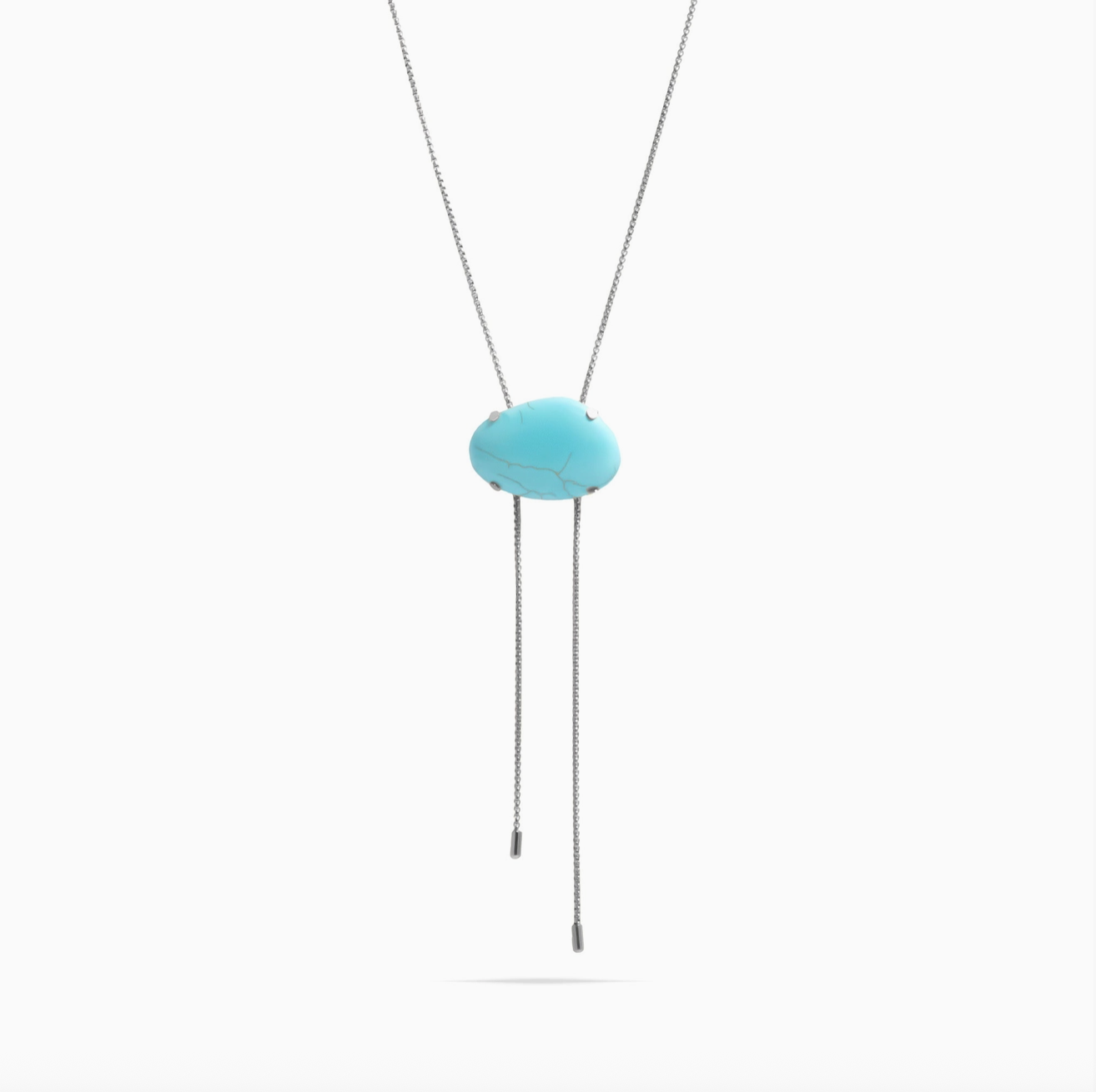 Silver Turquoise Dream Bolo