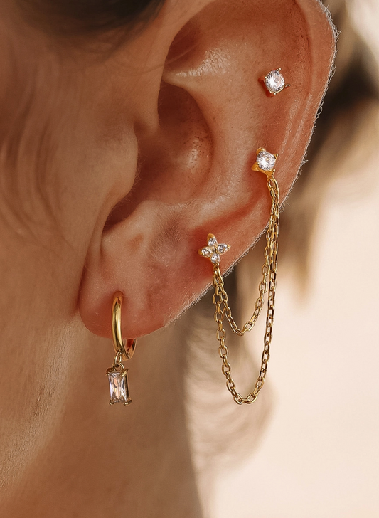 Non-Tarnish Guardian Angel Earrings