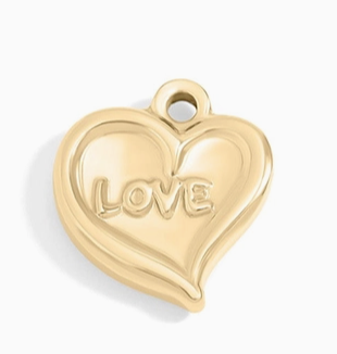 Medium Love Heart Charm